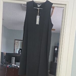 Natural Reflections Black Sleeveless Dress NWT